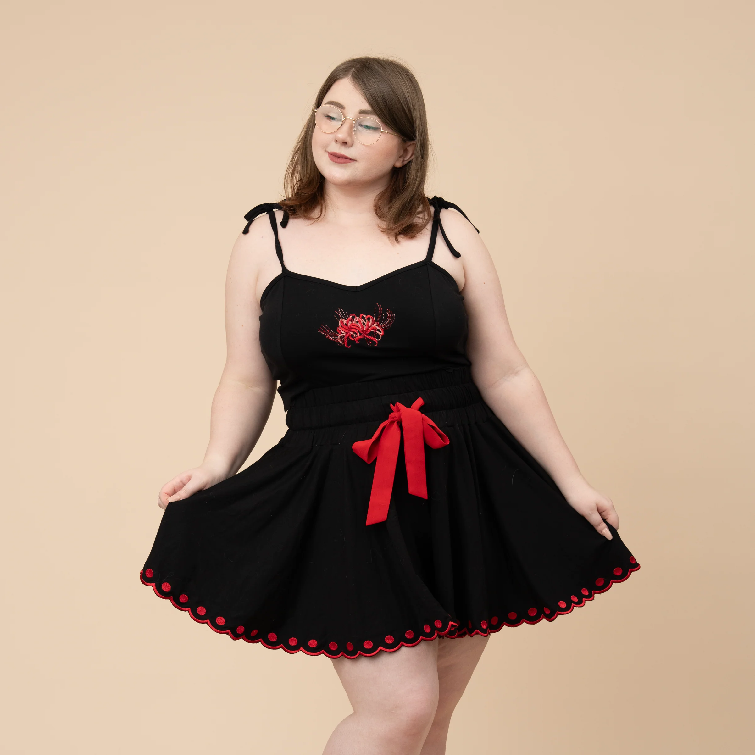 Higanbana Pajama Crop Top - Image 11