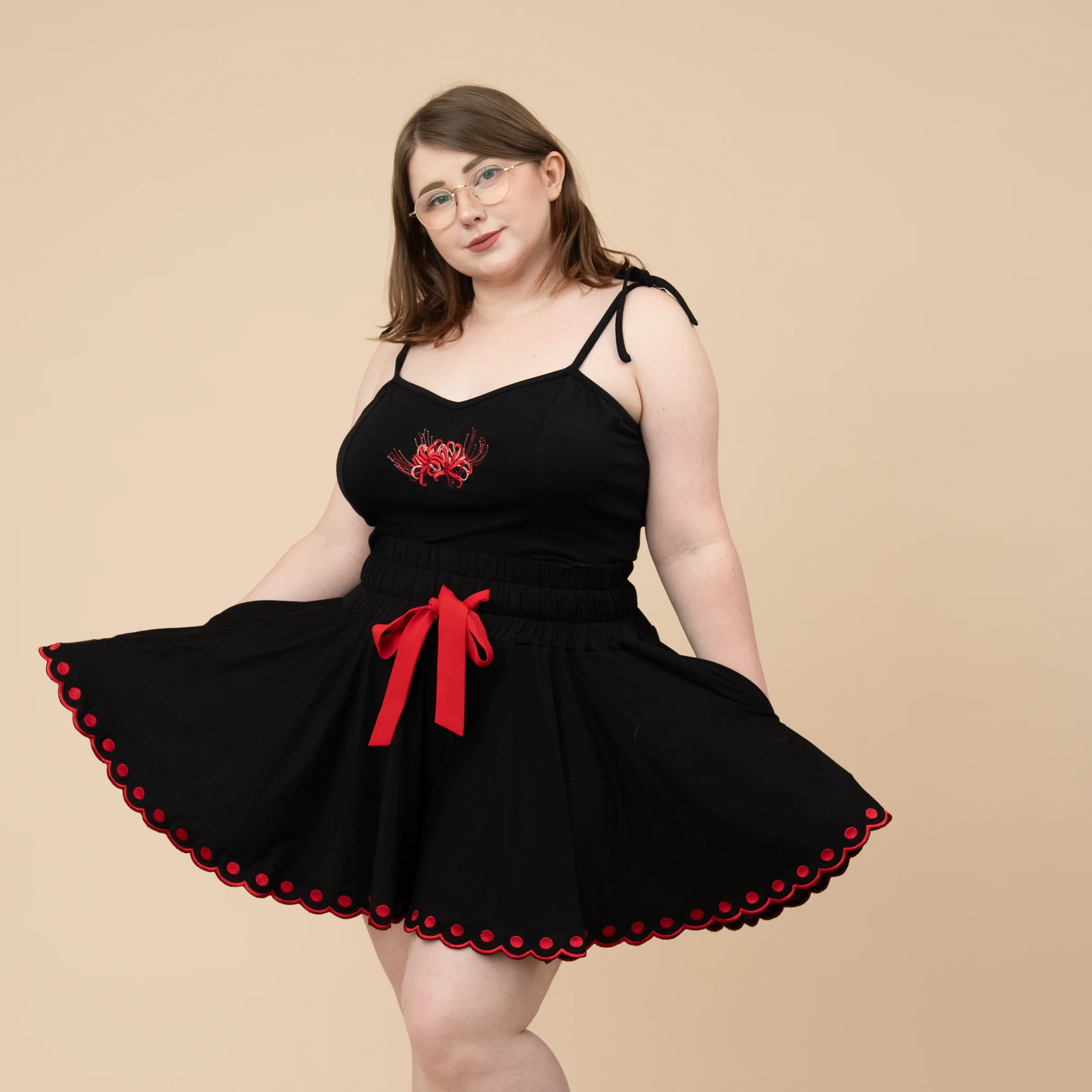 Higanbana Pajama Crop Top - Image 13