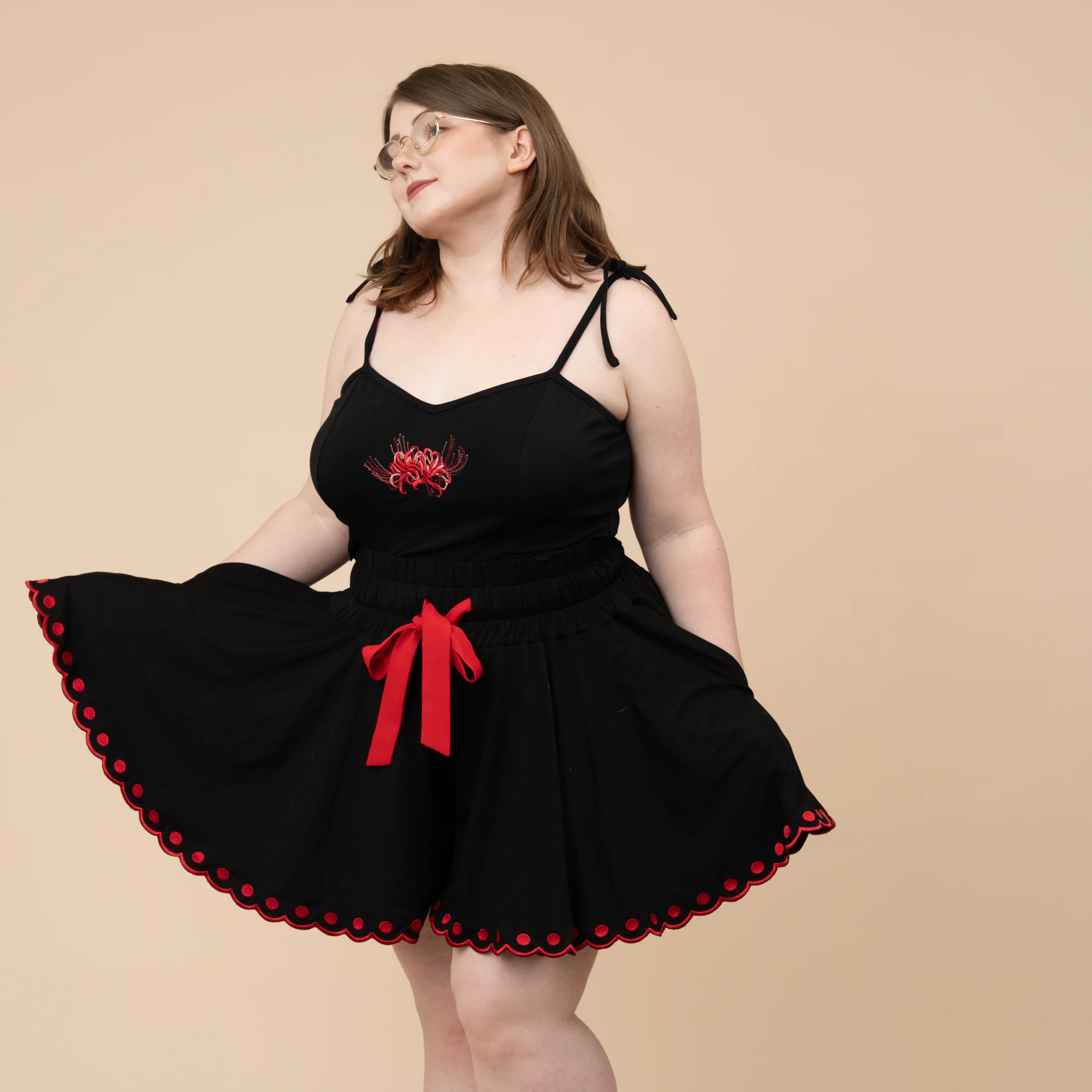 Higanbana Pajama Crop Top - Image 15