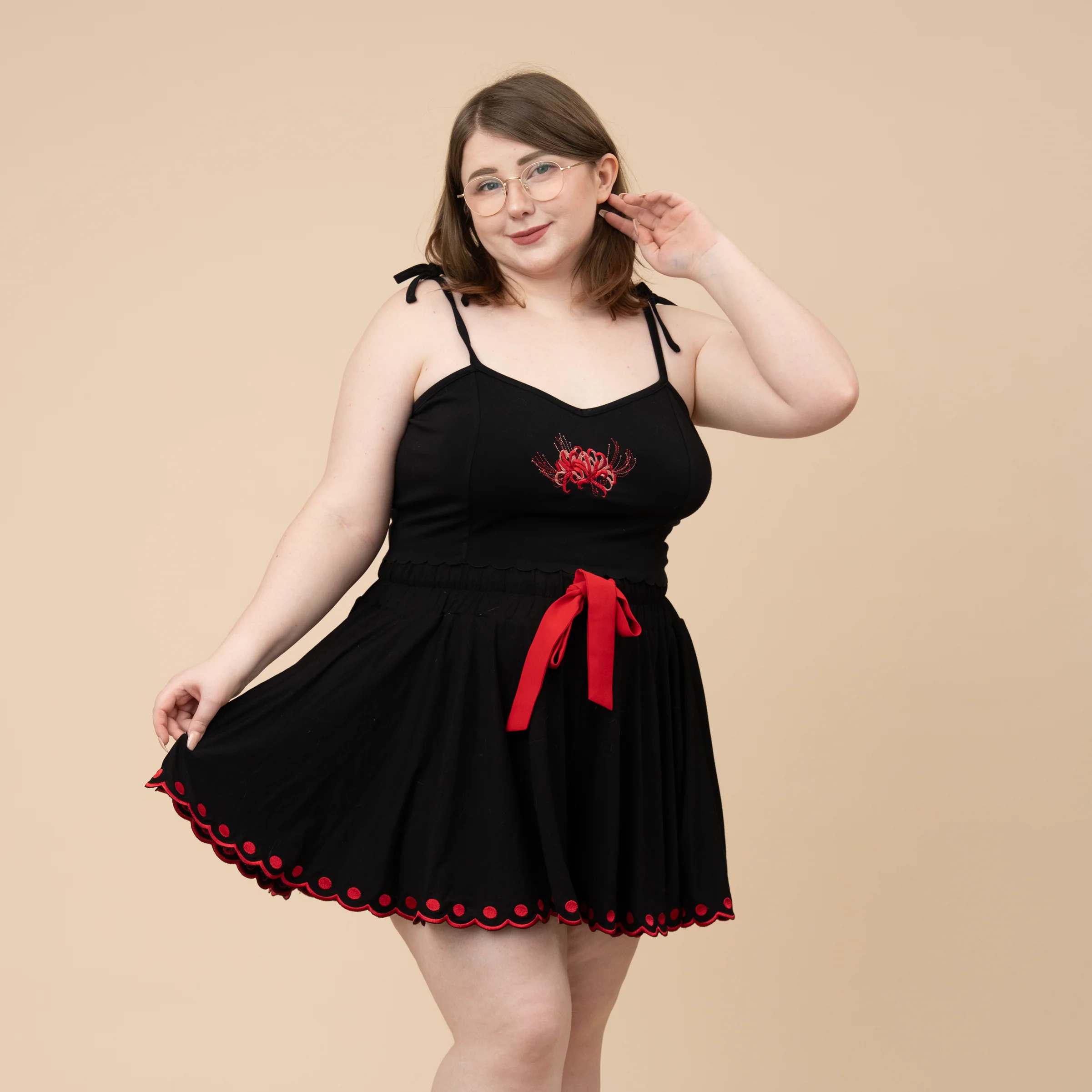 Higanbana Pajama Crop Top - Image 5