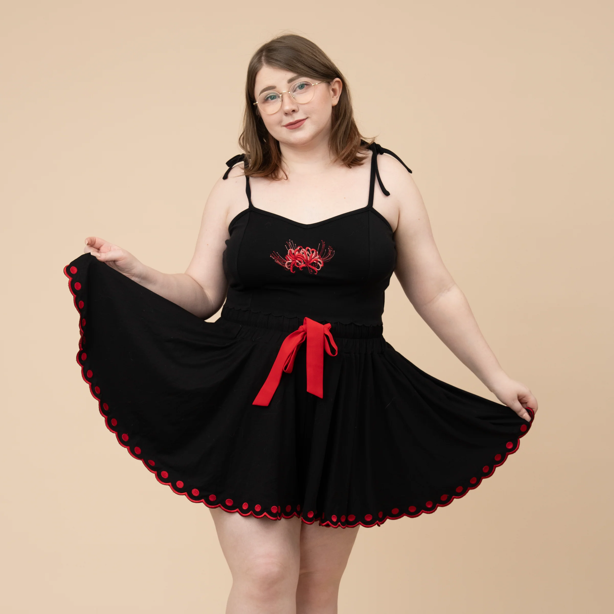 Higanbana Pajama Crop Top - Image 6
