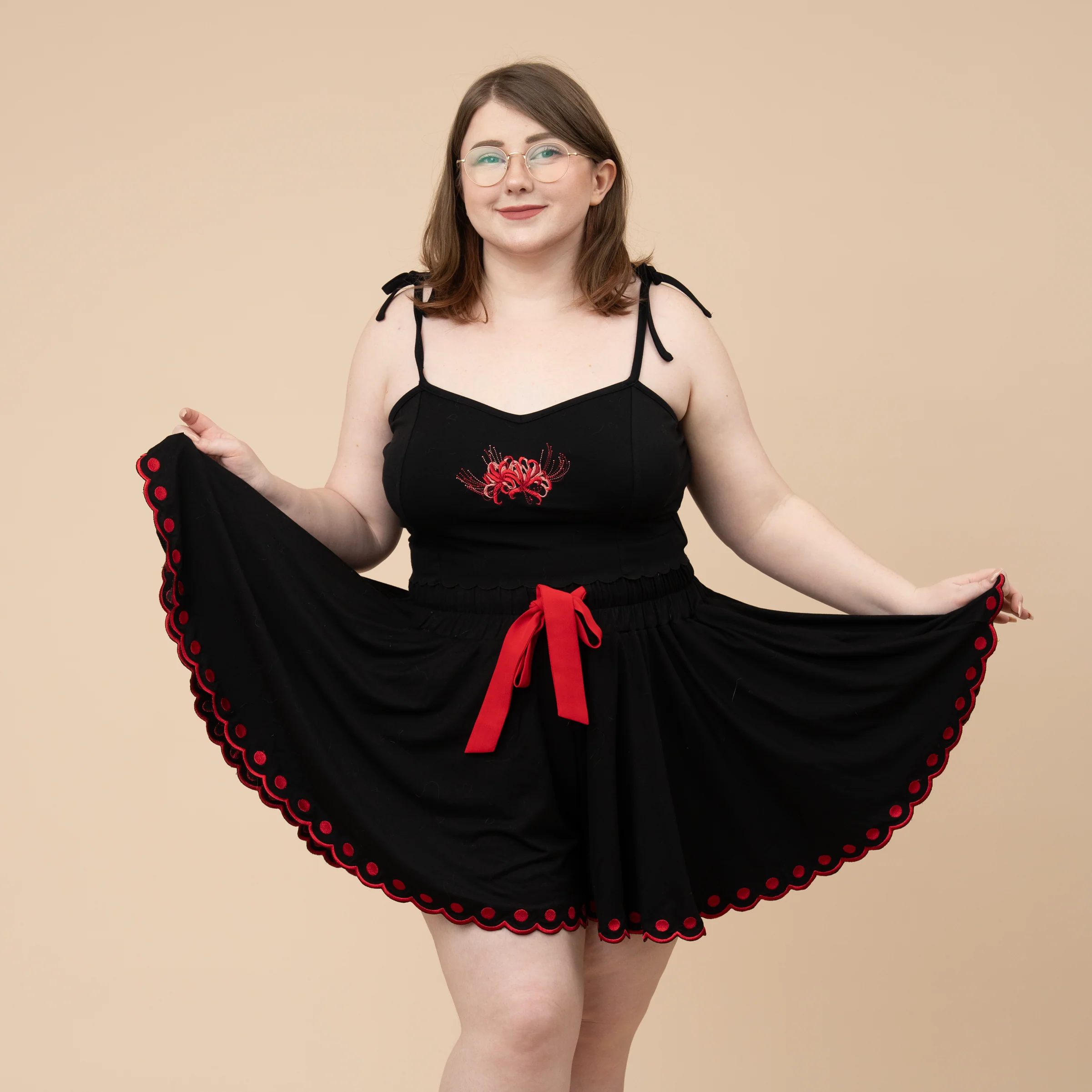 Higanbana Pajama Crop Top - Image 7