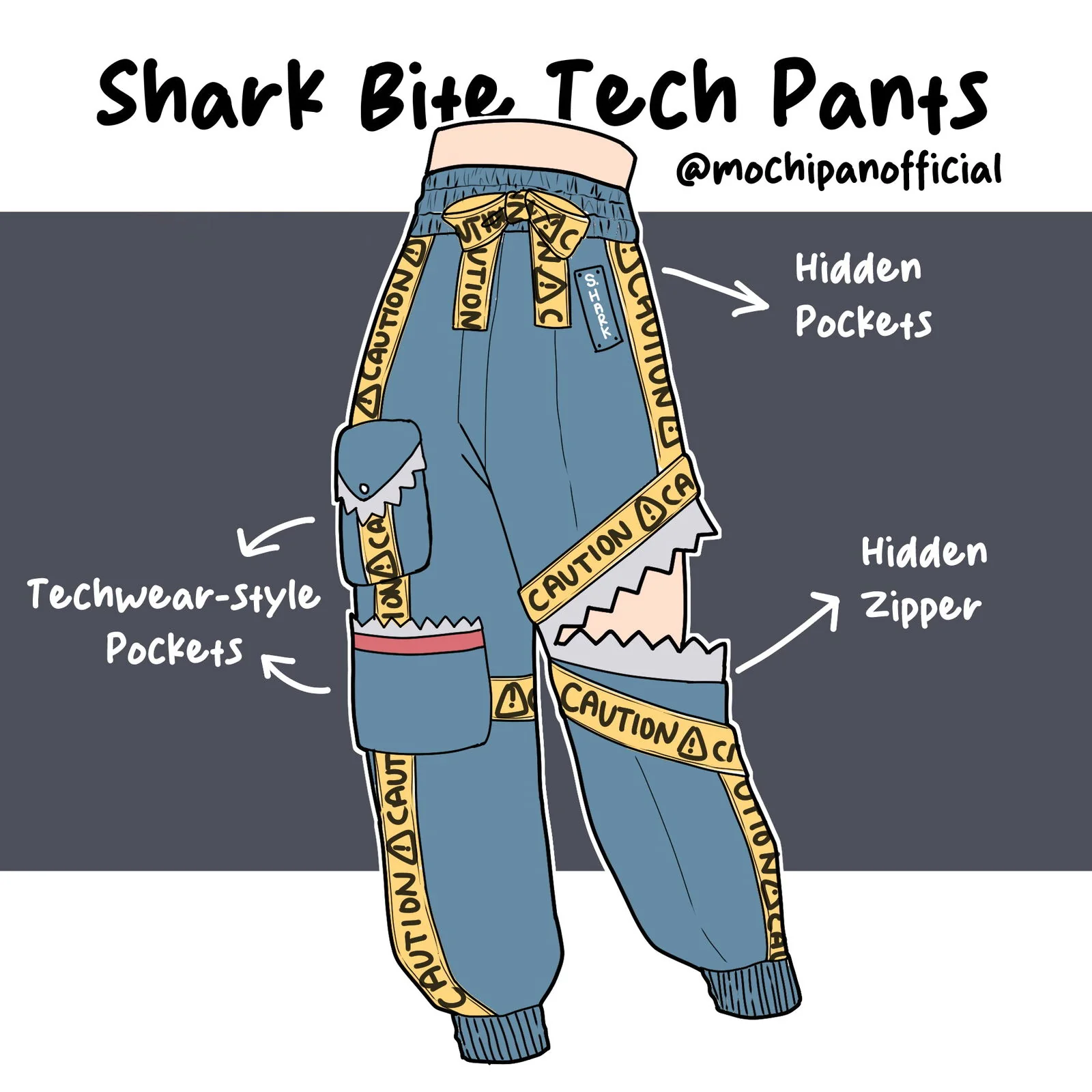 Shark Bite Tech Pants (Restocking March 25th) - Image 20