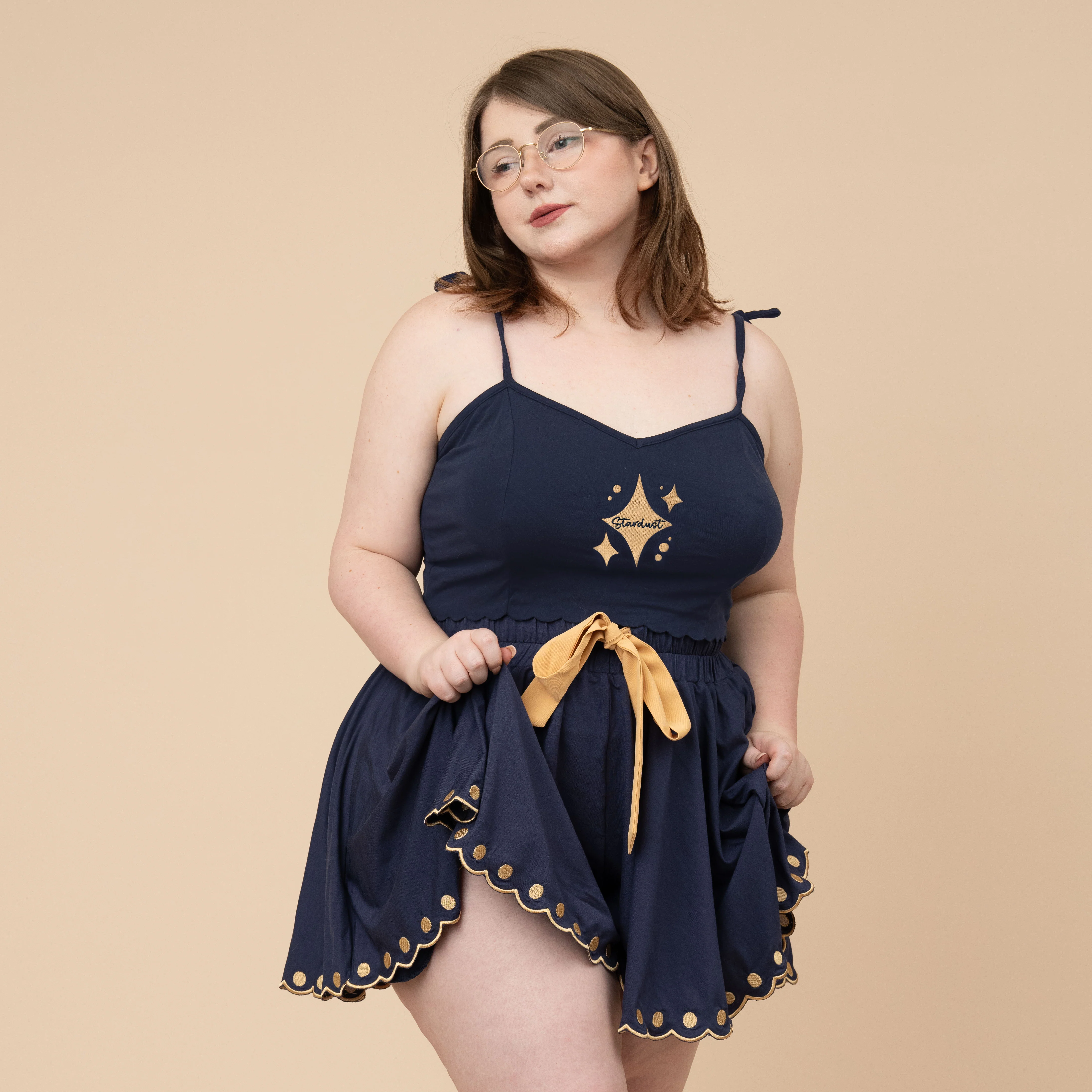 Stardust Pajama Crop Top - Image 3