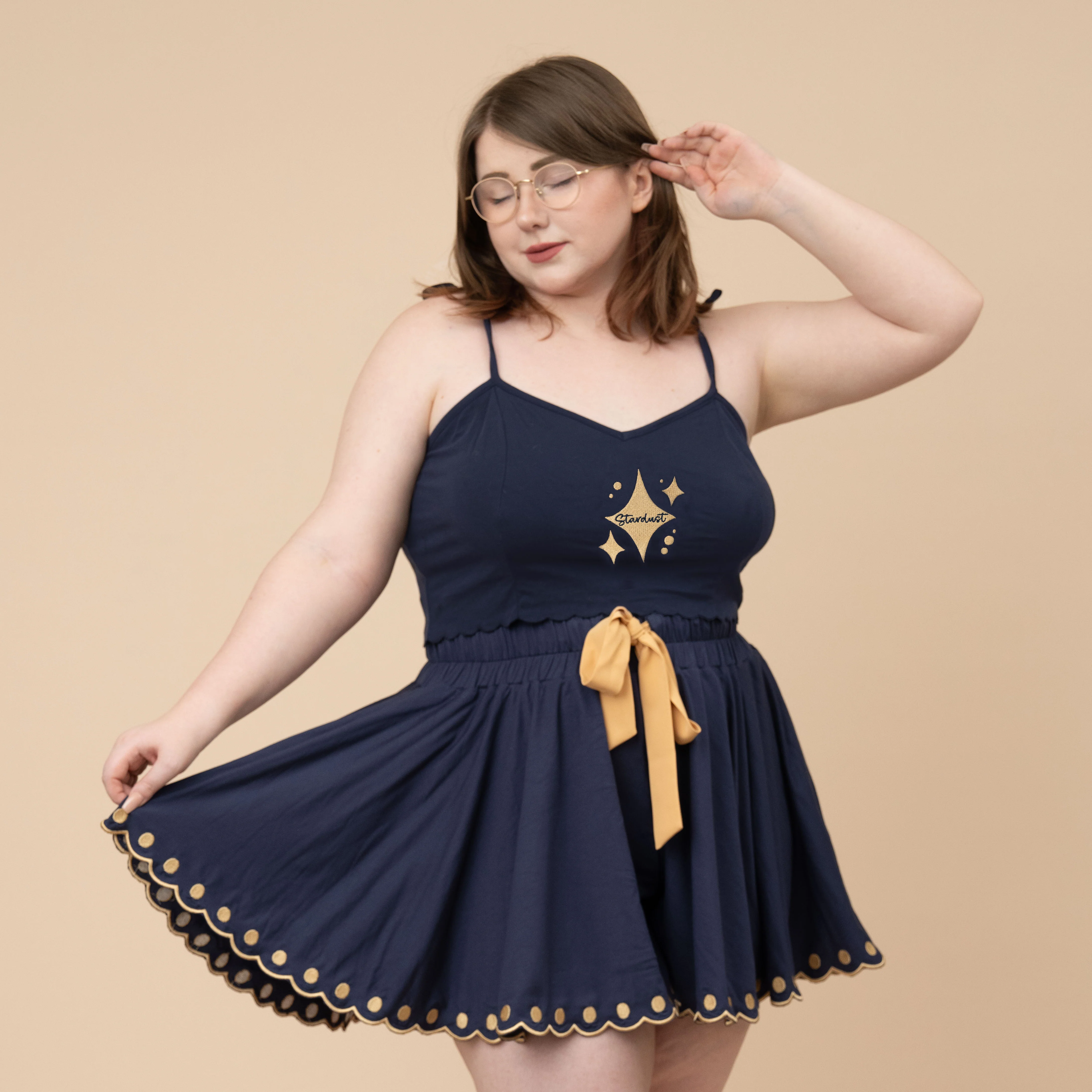 Stardust Pajama Crop Top - Image 4